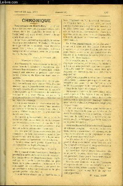 LE PETIT JARDIN ILLUSTRE N 95 - Chronique, H. Martinet ; Les cours d'horticulture du syndicat des ouvriers jardiniers du dpartement de la seine, H. Martinet ; Examen des cours du dpartement de la seine et du syndicat des jardinier, Ant. Cousin ; Le poi