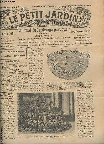 LE PETIT JARDIN ILLUSTRE N 634 - 30 dc. 1905 - Prsentation originale de Chrysanthmes - Douzime anne (1905) - Table des auteurs - Table des figures - Table du texte.