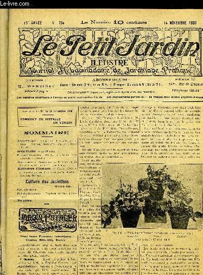 LE PETIT JARDIN ILLUSTRE N 784 - Jardin Potager. - Trois beaux Fraisiers remontants : Gemma, Mirabilis, Suavis : iMarc Holssy.Jardin Fruitier. - Le Prunier.Pratique Horticole.- Emploi de la suie en horticulture : L'Abeille.Alimentation et Con