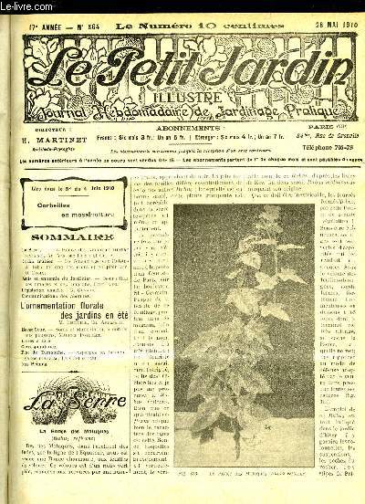 LE PETIT JARDIN ILLUSTRE N 864 - La Serre. - La Ronce des Moluques (Rubus re[lcxus), Ad. Van den Heede et Ch. A.Jardin fruitier. - De l'ensachage des Raisins de table le long des murs et en plein air,| 0. Opoix.Amis et ennemis du Jardinier. -