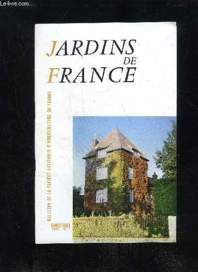 JARDINS DE FRANCE N 5 - La S.N.H.F. vous annonce .Promenadss et travaux au jardin d'agrment en octobre-novembre, par H. FUCHS.Quelques fleurs vivaces d'automne, par R. BOSSARD. .Les Vignes-viergss (Amplopsis et Parthenocissus), par R. CHOPI