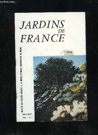 JARDINS DE FRANCE N 5 - Les 