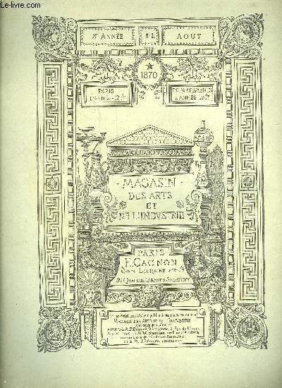 MAGASIN DES ARTS ET DES INDUSTRIE - TROISIEME ANNEE N 2
