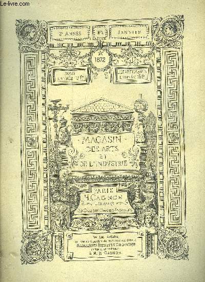 MAGASIN DES ARTS ET DES INDUSTRIE - TROISIEME ANNEE N 7