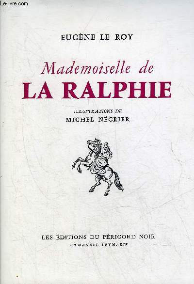 MADEMOISELLE DE LA RALPHIE.