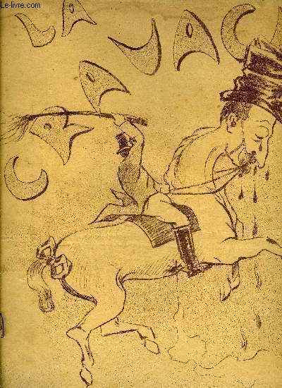 UNE PLANCHE EN MONOCHROME RECTO/VERSO PROVENANT DE L'OUVRAGE PERIGUEUX QUI PASSE - LA CRAVACHE JOURNAL SATIRIQUE 1898.