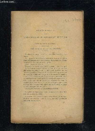 BULLETIN DE LA SOCIETE HISTORIQUE ET ARCHEOLOGIQUE DU PERIGORD - TOME XXVIII - LIVRAISON N 3