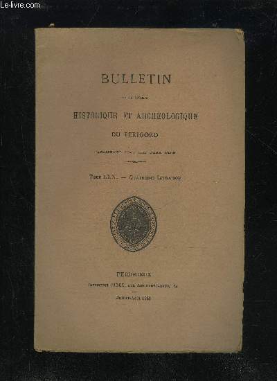 BULLETIN DE LA SOCIETE HISTORIQUE ET ARCHEOLOGIQUE DU PERIGORD - TOME LXX - LIVRAISON N 4 - Assemble gnrale du jeudi 10 juin 1943Sance mensuelle du jeudi Ier juillet..1..Le gisement du roc de Combe-Capelle, commune de Saint-Avit-Snieur (