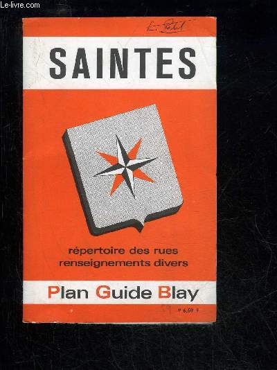 SAINTES - PLAN GUIDE BLAY