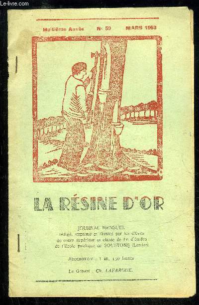 LA RESINE D'OR N 59