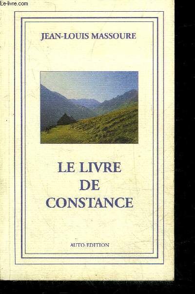 LE LIVRE DE CONSTANCE.