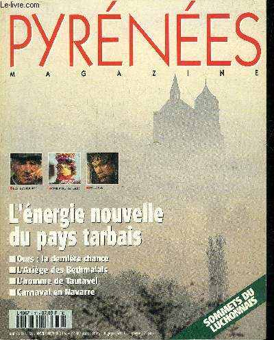 PYRENEES MAGAZINE N31 JANV FEVRIER 1994 - Les bethmalais - carnaval de lanz - tautavel - l'nergie nouvelle du pays tarbis - ours la dernire chance - l'Arige des bethmalais etc.