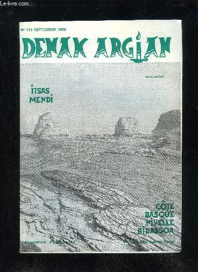 DENAK AGIAN N 111 - LE CATECHISME ET LA MESSE DU DIMANCHE ; LA VISITE APOSTOLIQUE DE JEAN-PAUL II