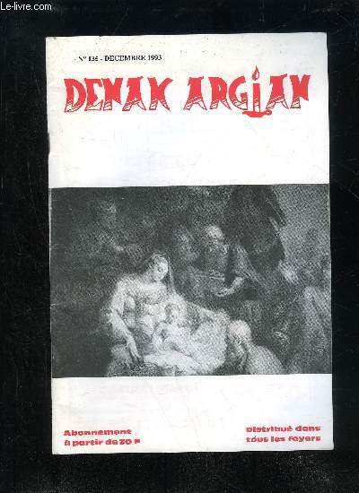 DENAK AGIAN N 135 - LE CATCHESE DANS UN MONDE EN PROFOND CHANGEMENT ; FANTAISIE AILEE ; EGUBERRI