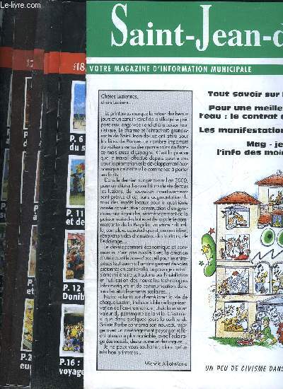 BERRIAK SAINT JEAN DE LUZ - VOTRE MAGAZINE D'INFORMATION MUNICIPALES ; LOT DE 12 NUMEROS (14 VOLUMES)