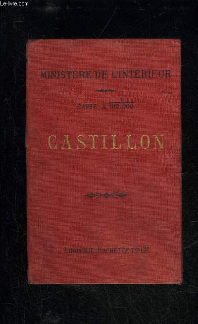 CARTE - FEUILLE XII-29 - CASTILLON