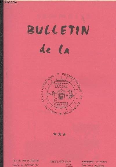 Bulletin de la socit archologique, prhistorique et touristique de Blasimon n24 - Au service de notre rgion - Liste de momuments dcouverts sur la commune de Blasimon (suite) - Portion de vois gallo-romaine :  