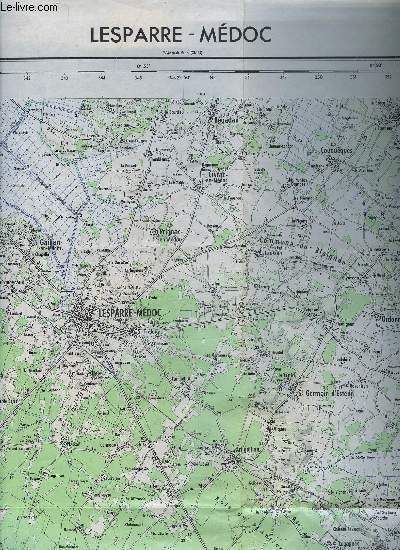LESPARRE MEDOC - CARTE DE FRANCE 1:50 000 - FEUILLE XIV 34
