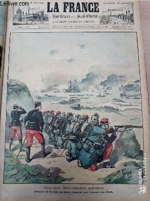 LA FRANCE DE BORDEAUX ET DU SUD OUEST - SUPPLEMENT ILLUSTRE DU DIMANCHE - 1ERE ANNEE N 12 - Dimanche 14 aot 1898 - Grandes manoeuvres navales, dfense de la rade de Brest attaque par l'escadre du Nord - Rsum de la semaine - Nos gravures - Les ailes