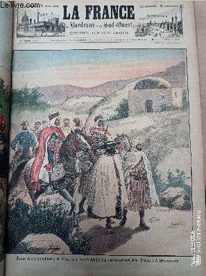 LA FRANCE DE BORDEAUX ET DU SUD OUEST - SUPPLEMENT ILLUSTRE DU DIMANCHE - 1ERE ANNEE N 14 - Dimanche 28 aot 1898 - Les assassins du marquis de Mors ramens de Tunis  Sousse - Rsum de la semaine - Nos gravures - Le rendez-vous - Histoire d'un crime