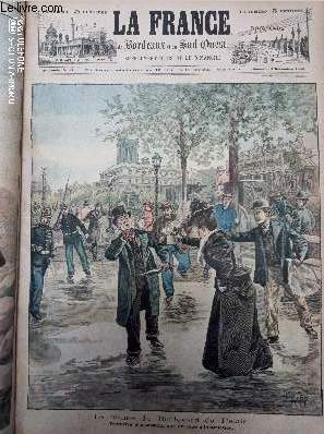 LA FRANCE DE BORDEAUX ET DU SUD OUEST - SUPPLEMENT ILLUSTRE DU DIMANCHE - 1ERE ANNEE N 28 - Dimanche 4 dcemnre 1898 - Le drame du Boulevard du Palais, Tentative d'assassinat sur un juge d'instruction - Rsum de la semaine - Nos gravures - Le meurtrier