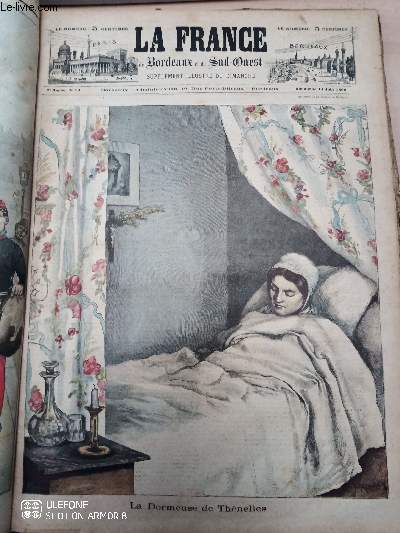 LA FRANCE DE BORDEAUX ET DU SUD OUEST - SUPPLEMENT ILLUSTRE DU DIMANCHE - 2EME ANNEE N 24 - Dimanche 11 juin 1899 - La dormeuse de Thnelles - Rsum de la semaine - Nos gravures - Les allumettes - Le truc du pre Furet - L'ogre - Voyage de Terre-Neuve