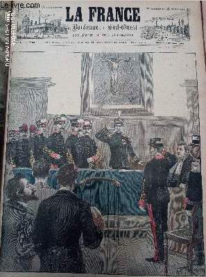 LA FRANCE DE BORDEAUX ET DU SUD OUEST - SUPPLEMENT ILLUSTRE DU DIMANCHE - 2EME ANNEE N 35 - Dimanche 27 aot 1899 - Le procs de Rennes, entre en sance du conseil de Guerre - Rsum de la semaine - Nos gravures - L'absence - Picrate - Chteau maudit