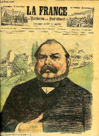 LA FRANCE DE BORDEAUX ET DU SUD OUEST - SUPPLEMENT ILLUSTRE DU DIMANCHE - 4EME ANNEE N 19 - DESSINS COULEURS DE HUARD ET DE P. VARELLI