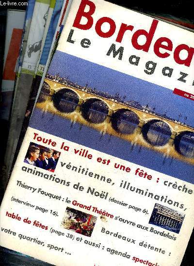 BORDEAUX MAGAZINE - LOT DE 13 NUMEROS