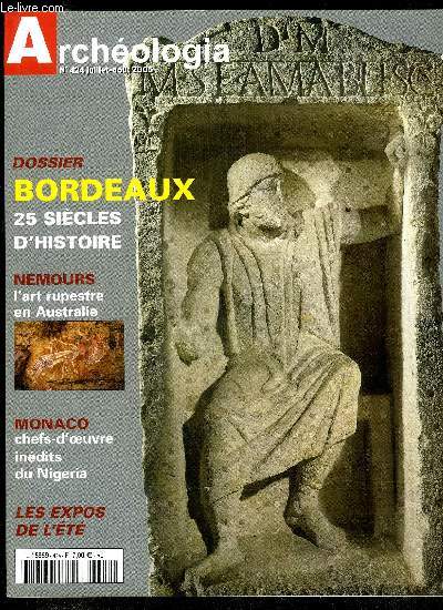 ARCHEOLOGIA N424 - 4 ACTUALITSEn bref... Corse : deux nouvelles ttes de marbre dcouvertes  Porticcio. Var :  Rougiers, un tablissement antique  vocation viticole. Finistre : le nouveau muse de Penmarc'h. Dordogne : le nouveau muse national