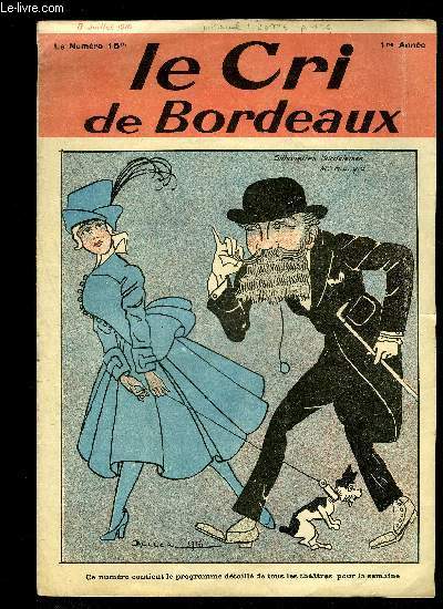 LE CRI DE BORDEAUX N16 - 1ERE ANNEE