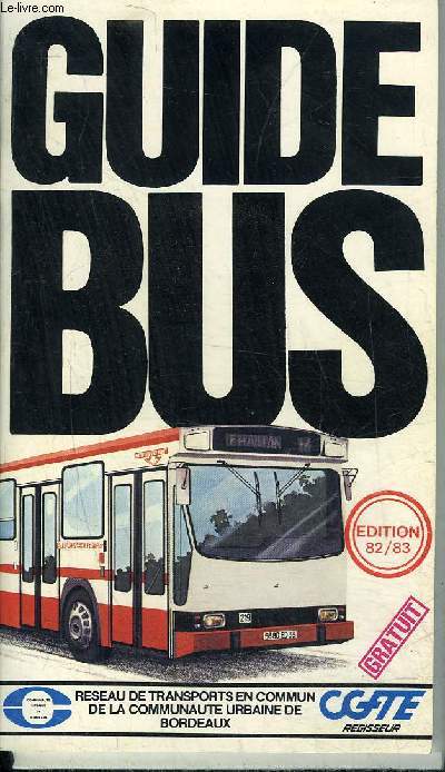 GUIDE BUS EDITION 82-83 .