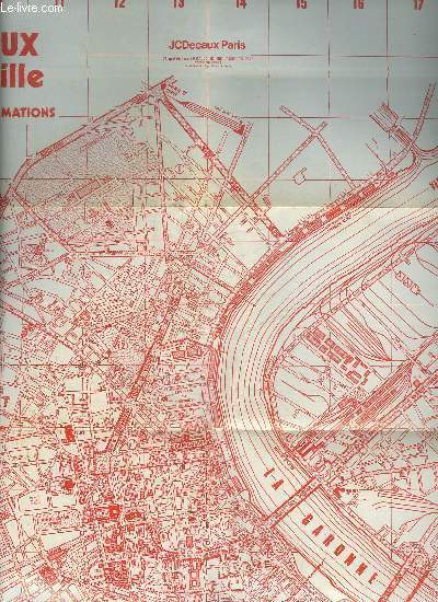 BORDEAUX CENTRE VILLE + LISTES DES RUES