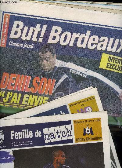 BUT ! BORDEAUX - LOT DE 7 JOURNAUX