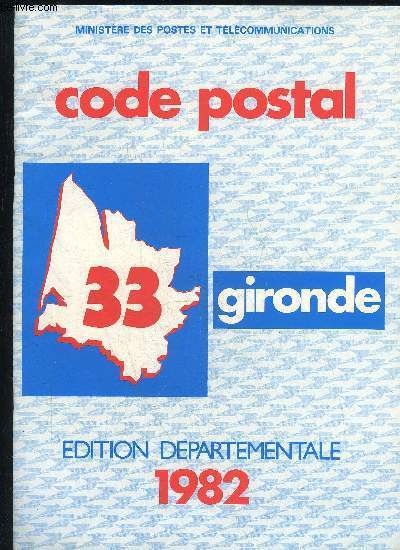 CODE POSTAL GIRONDE 1982