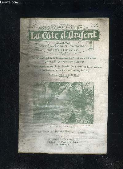 LA COTE D'ARGENT - 2EME SERIE - N 33 - CONCOURS DE PHOTOGRAPHIE