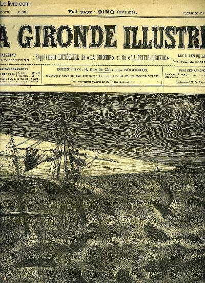 LA GIRONDE ILLUSTREE N 15 - NAUFRAGE DE L'UTOPIA 576 VICTIMES