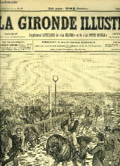 LA GIRONDE ILLUSTREE N 26 - LE GRAND PRIX DE PARIS EN 1891