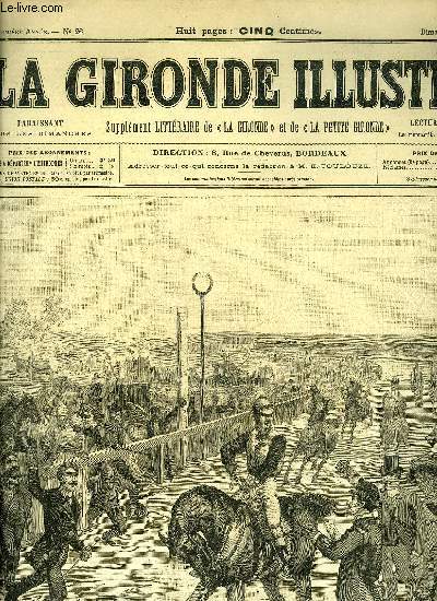 LA GIRONDE ILLUSTREE N 26 - LE GRAND PRIX DE PARIS EN 1891