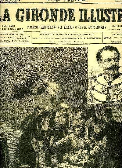 LA GIRONDE ILLUSTREE N 60 - L'ACCIDENT DU TUNNEL DE LA RUE DE ROME - MORT DU COLONEL BERGER