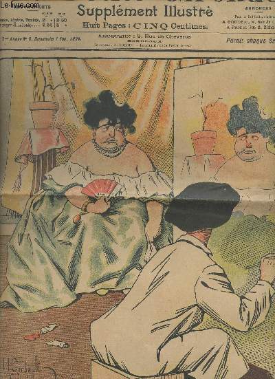 LA PETITE GIRONDE SUPPLEMENT ILLUSTRE - 7EME ANNEE N 6 - Dimanche 7 fv. 1904 - Candeur - Graphologie - En Extrme-Orient - Le conflit russo-japonais - La consigne - Concours n237 un jeune homme mystrieux - Le potager de la conversation - Mon oncle