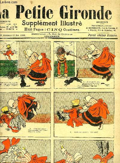 LA PETITE GIRONDE SUPPLEMENT ILLUSTRE - 8EME ANNEE N 46 NOV 1905 - une femme bien dresse par Prjelan - le trsor et le magicien - l'affaire de la rue des enfants miteux - l'ame - ni fleurs ni animaux ni enfants - la bascule rvlatrice etc.