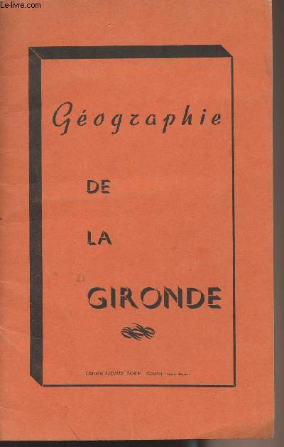 Gographie de la Gironde