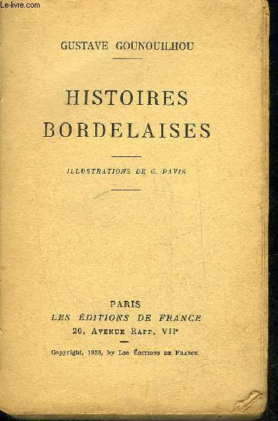 HISTOIRES BORDELAISES.