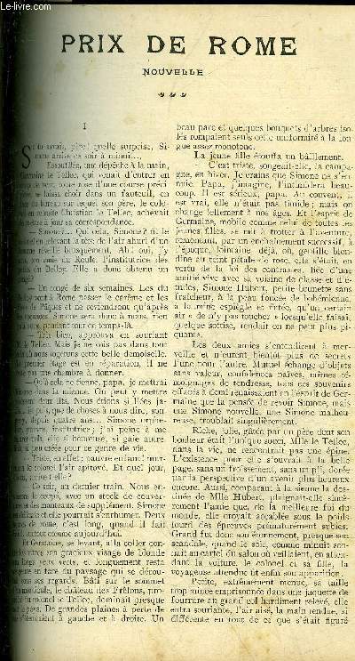 LA PETITE GIRONDE EN FAMILLE - PRIX DE ROME NOUVELLE PAR DEOLS - L'alchimiste lgende des bords du rhin par Esmeralda - le double par Charles Nicolle - une affaire d'usurpation nouvelle par Paul de Garros etc (voir notice) .