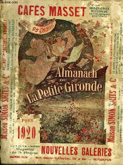 ALMANACH DE LA PETITE GIRONDE 1920.