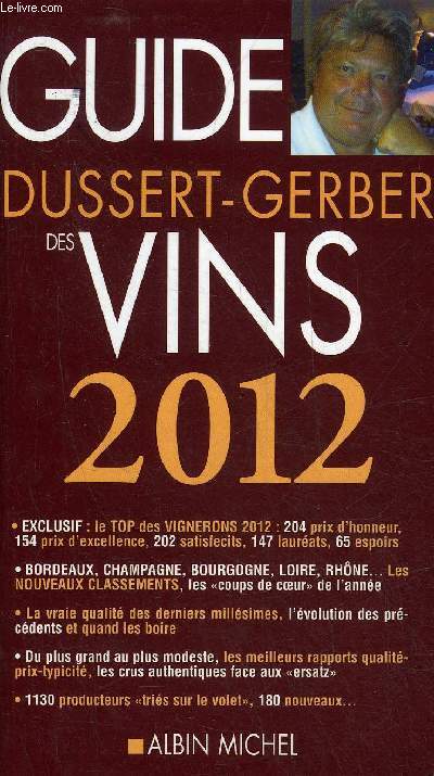 GUIDE DUSSERT GERBER DES VINS 2012 - ENVOI DE DUSSERT.