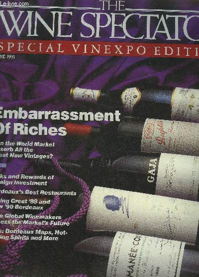 THE WINE SPECTATOR - SPECIAL VINEXPO EDITION - 1991 .