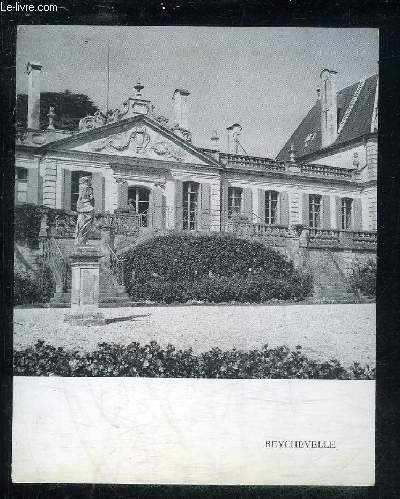 UNE CARTE DE MEILLEURS VOEUX ILLUSTREE D'UNE PHOTO EN NOIR ET BLANC DU CHATEAU BEYCHEVELLES 33 SAINT JULIEN MEDOC.