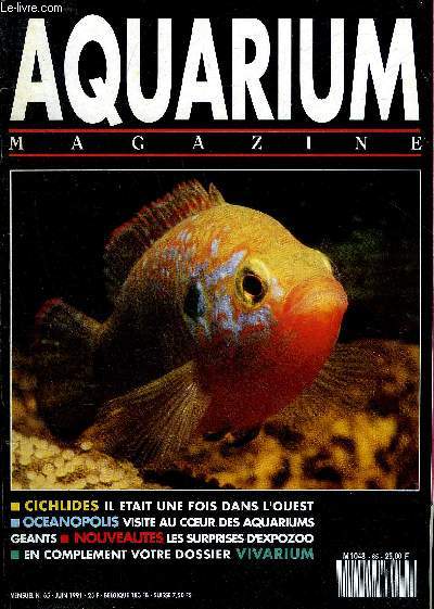 AQUARIUM MAGAZINE N 65 Cichlides il etait une fois dans l'ouest - oceanopolis visite au coeur des aquariums gants - nouveauts les surprises d'expozoo - dossier vivarium uen partie de cache cache diabolique avec les phasmes - le serpent des maisons.